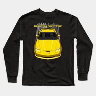 Corvette C6 Z06 - Yellow Long Sleeve T-Shirt